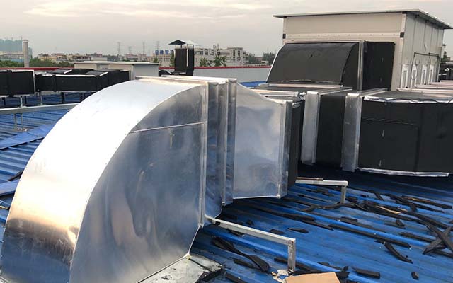 通風(fēng)管道鋁皮保溫工程樣板 通風(fēng)管道鋁皮保溫工程樣板